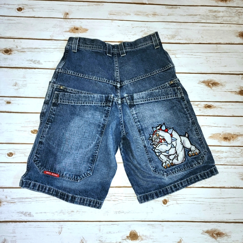 JNCO Bulldog Shorts Jorts Vintage 90s Y2K